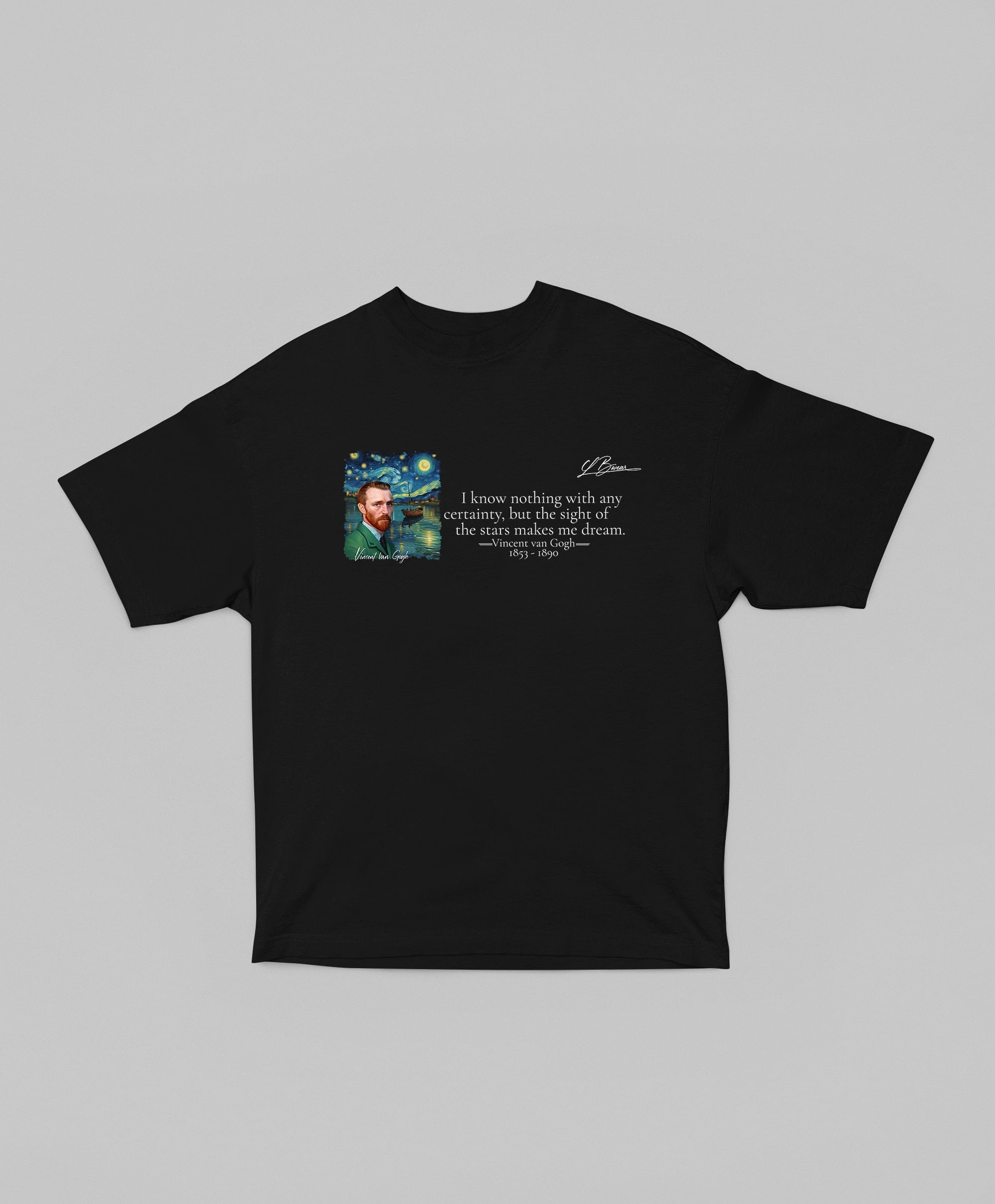 Starry Voyage - Van Gogh Oversize Shirt